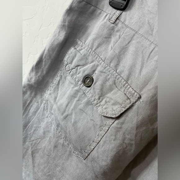 Cynthia Rowley| Gray Linen Skirt, Lagenlook, Neutral, Size 6••• - Picture 6 of 9
